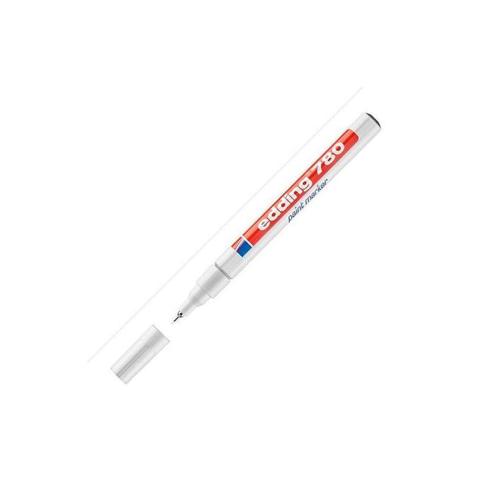 Pack De 10 Unidades Edding Marcador Permanente 780 Blanco