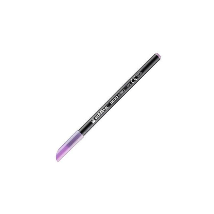 Pack De 10 Unidades Edding Rotulador Punta De Fibra 1200 Pastel Lavanda Con Frutos Rojos