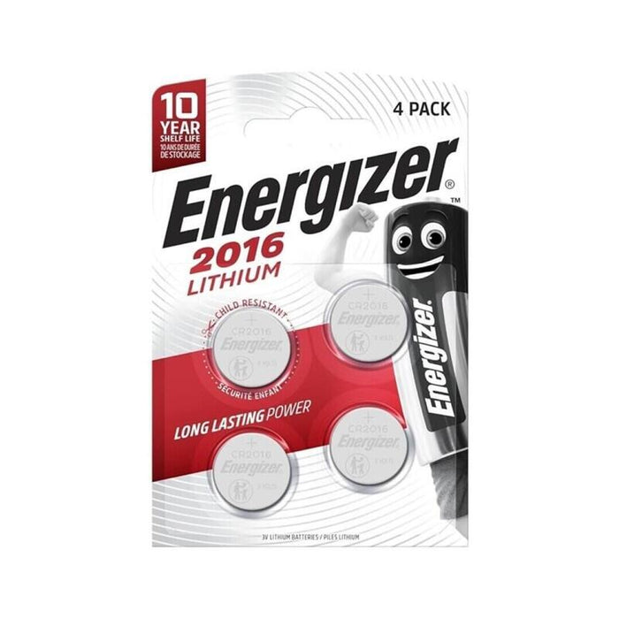 Pack De 10 Unidades Energizer Pila Boton Litio Cr2016 3v Blister*4