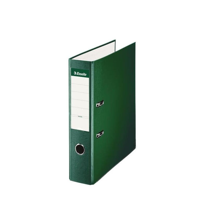 Pack De 10 Unidades Esselte Archivador De Palanca - Formato A4 - Lomo 75mm - Capacidad Para 500 Hojas - Color Verde