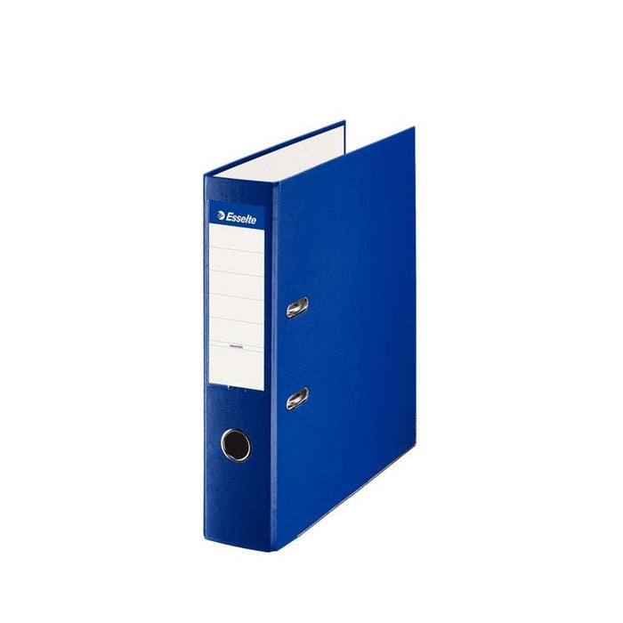 Pack De 10 Unidades Esselte Archivador De Palanca - Formato Folio - Lomo 75mm - Capacidad Para 500 Hojas - Color Azul