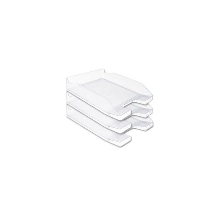 Pack De 10 Unidades Esselte Bandeja Portadocumento Europost Transparente Formato Vertical Cristal