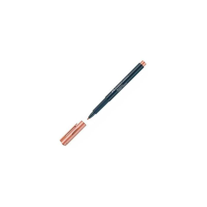 Pack De 10 Unidades Faber Castell Rotulador Punta De Fibra Metallics Marker Copper Cabana