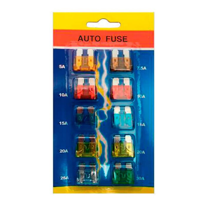 Pack De 10 Unidades - Fusibles Serie Universal, Blister 10 Piezas