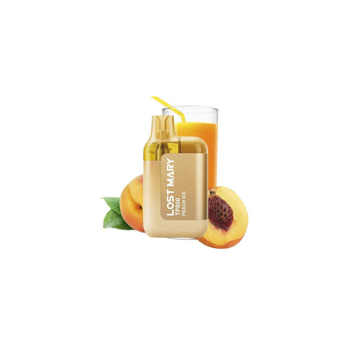 Pack De 10 Unidades Lost Mary Tp800 2% Peach Ice
