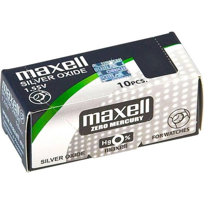 Pack De 10 Unidades Maxell Pila Oxido Plata (392) Sr41w Blister*1 10 Pilas