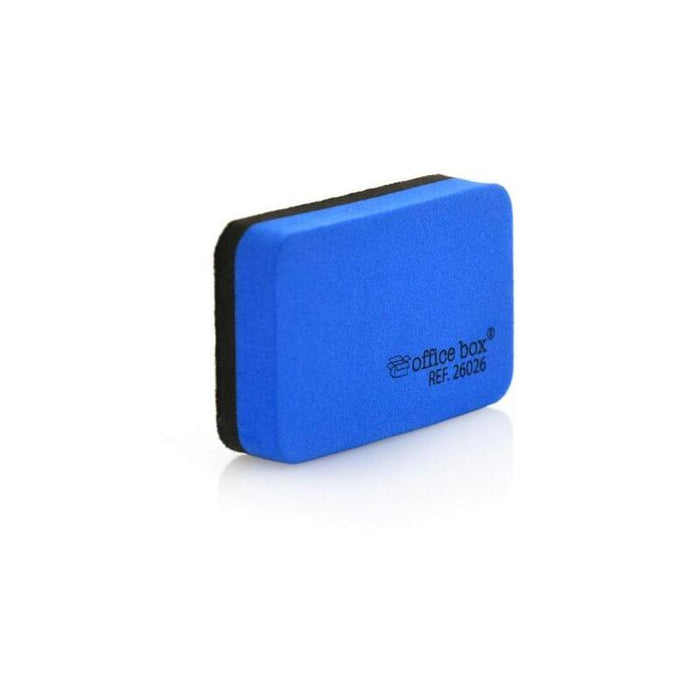 Pack De 10 Unidades Office Box Mini Borrador  Pizarra Blanca 73x44x15mm Azul