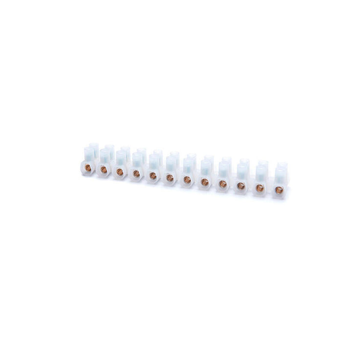 Pack De 10 Unidades - Regleta De Conexión 12 Polos 16 Mm² Natural