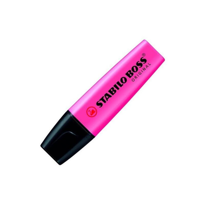 Pack De 10 Unidades Stabilo Marcador Fluorescente Boss Original Rosa