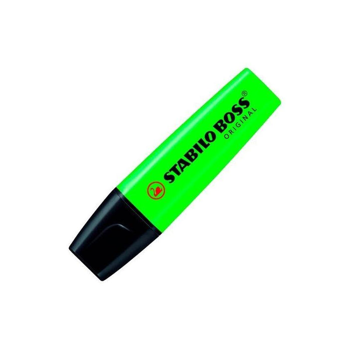 Pack De 10 Unidades Stabilo Marcador Fluorescente Boss Original Verde