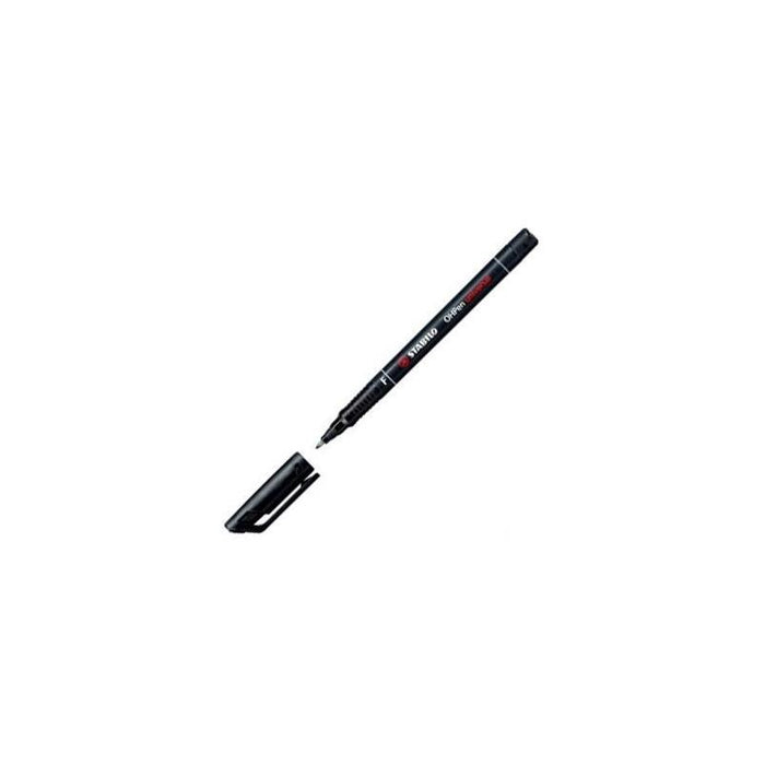 Pack De 10 Unidades Stabilo Marcador Permanente Ohpen Universal F Punta Fina 0.7mm Negro