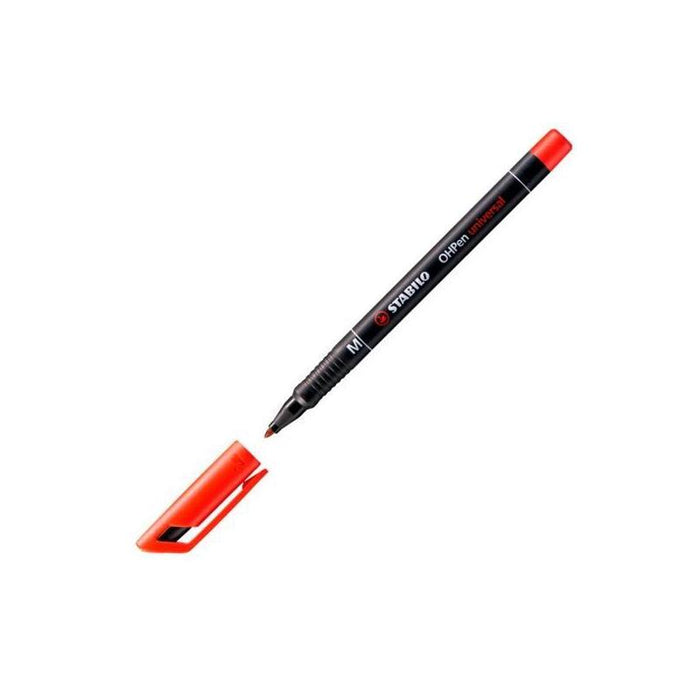 Pack De 10 Unidades Stabilo Marcador Permanente Ohpen Universal M Punta Media 1.0mm Rojo