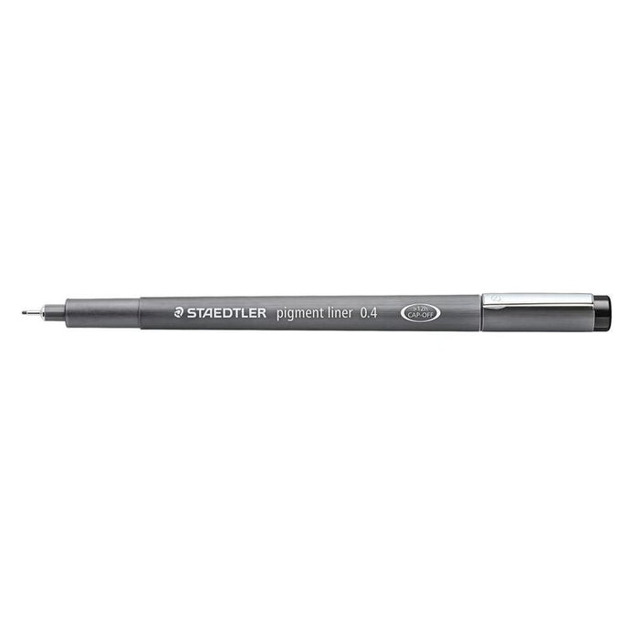 Pack De 10 Unidades Staedtler Pigment Liner 308 Rotulador Calibrado - Trazo 0.4mm - Secado Rapido - Negro