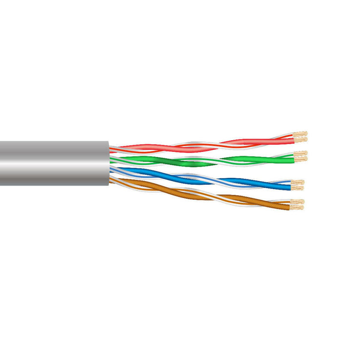 Pack De 100 Unidades - Cable Utp Flexible Categoria 6 N° Pares 4 - Euro/M