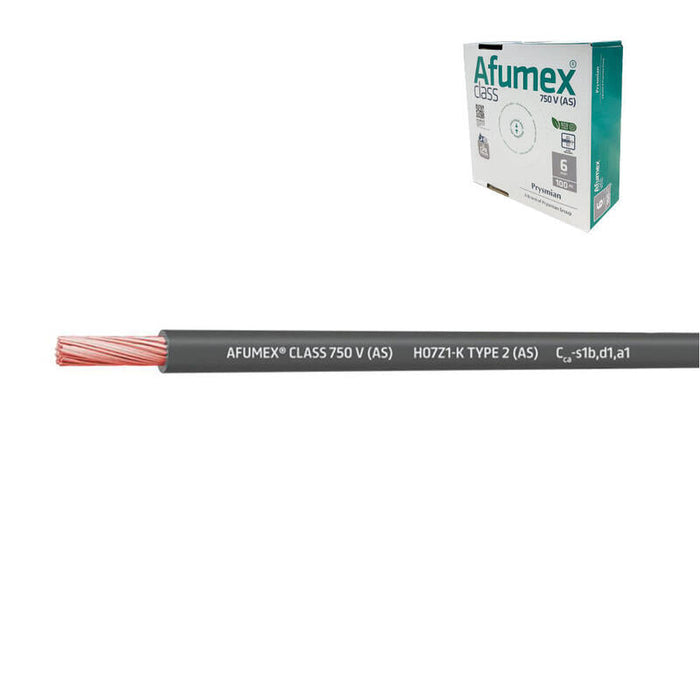 Pack De 100 Unidades - Cablecillo H07z1-K(As) 4,0 Mm² Gris Euro/M