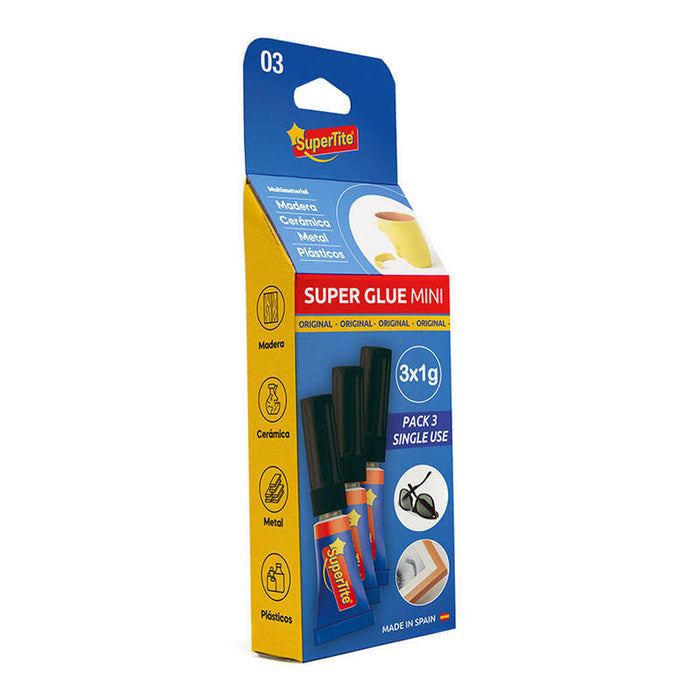 Pack De 12 Unidades - Adhesivo Instantaneo Blister 3 X 1 G