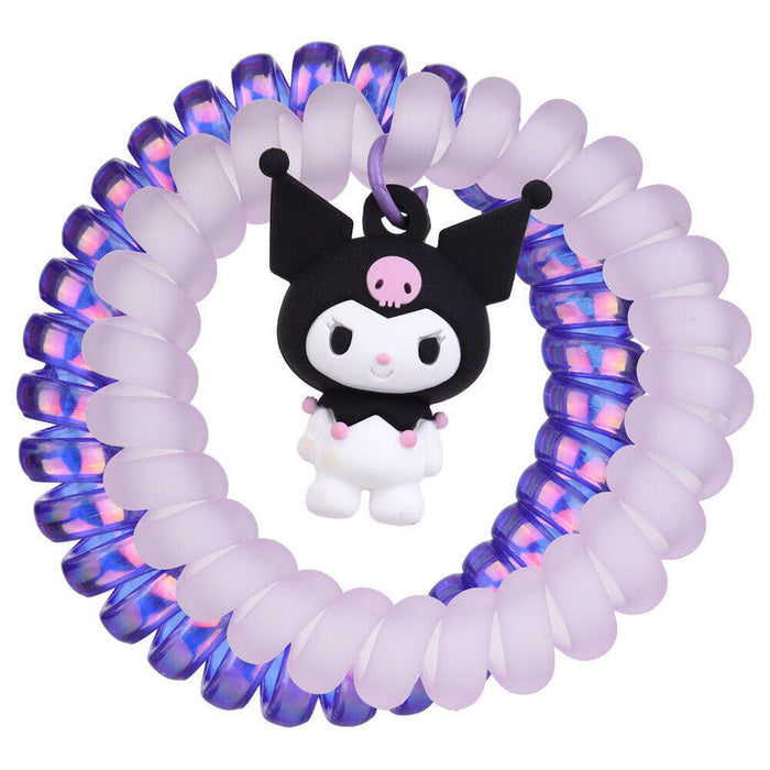 Pack De 12 Unidades - Blister 2 Coleteros Pelo Kuromi Hello Kitty