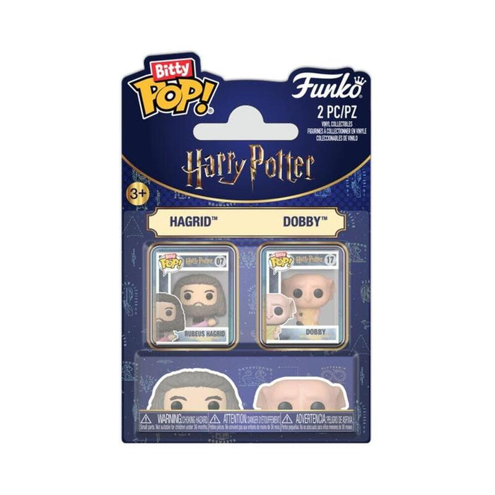 Pack De 12 Unidades - Blister 2 Figuras Bitty Pop Harry Potter Hagrid & Dobby