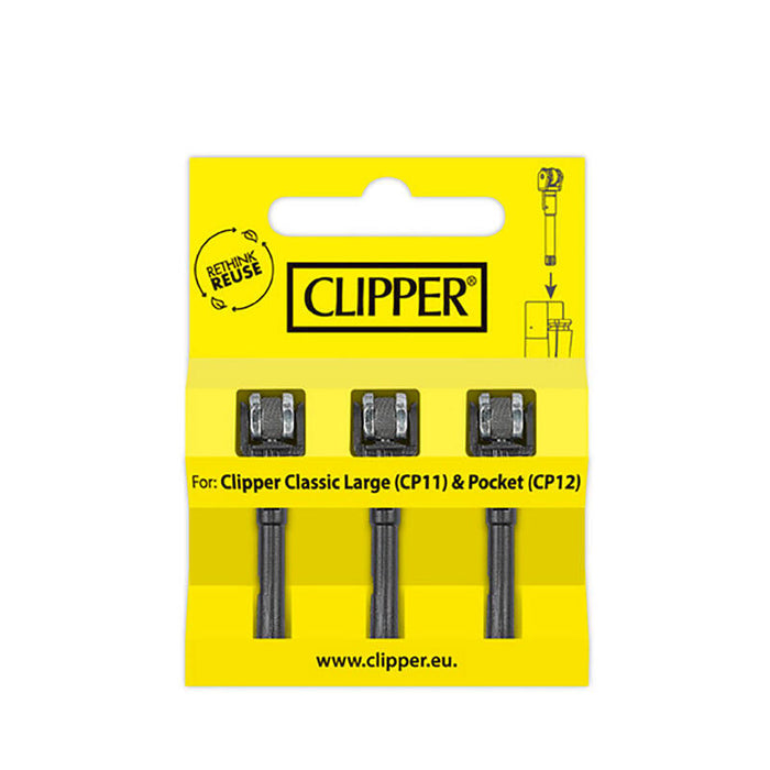Pack De 12 Unidades - Blister 3 Piedras De Ignición Blister Flint System Vf0j000h Clipper