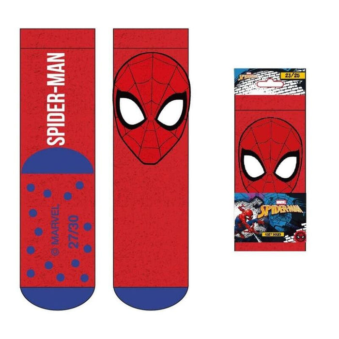 Pack De 12 Unidades - Calcetines Antideslizante Spiderman Marvel