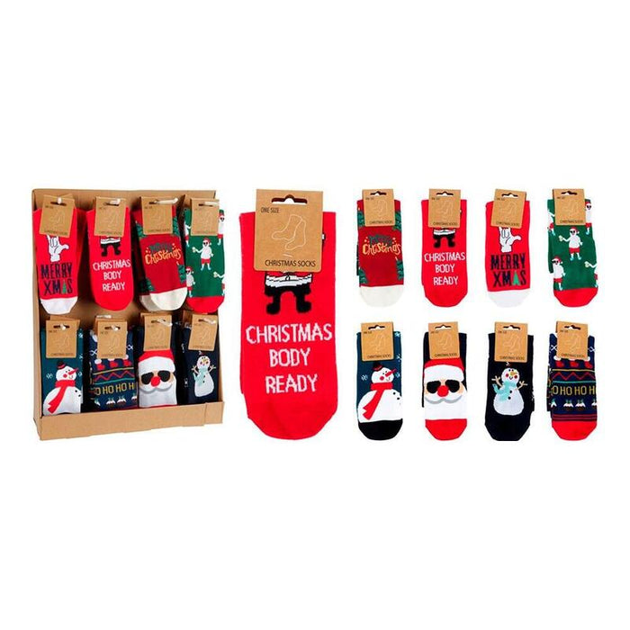Pack De 12 Unidades - Calcetines De Navidad Modelos Variados