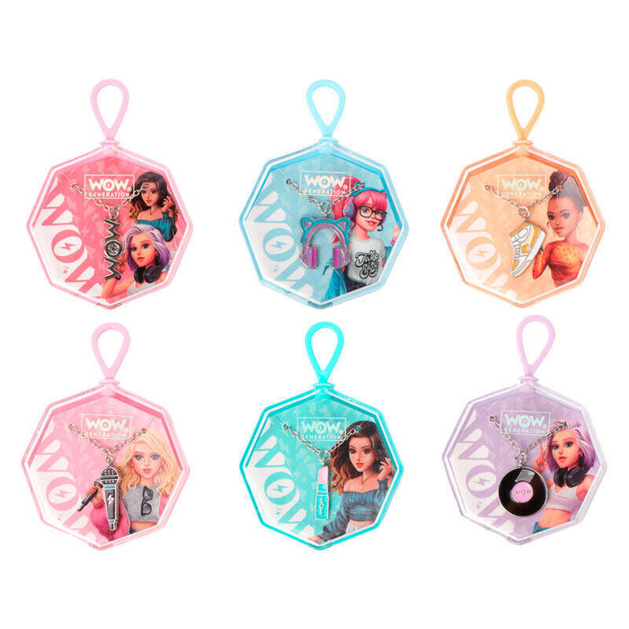 Pack De 12 Unidades - Collar Con Charm Wow Generation Surtido