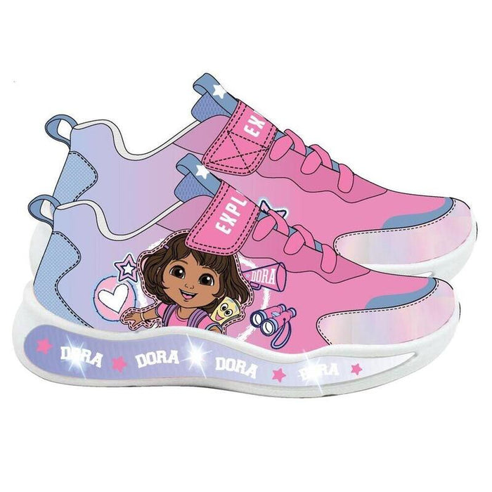 Pack De 12 Unidades - Deportivas Dora La Exploradora Luces
