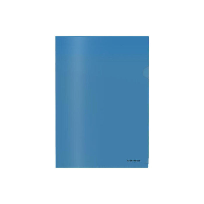 Pack De 12 Unidades Erichkrause Dossiers Uñero Glossy Classic - A4 Semitransparente - Color Azul