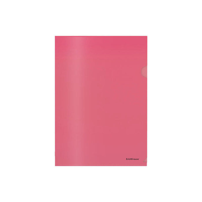 Pack De 12 Unidades Erichkrause Dossiers Uñero Glossy Classic - A4 Semitransparente - Color Rojo