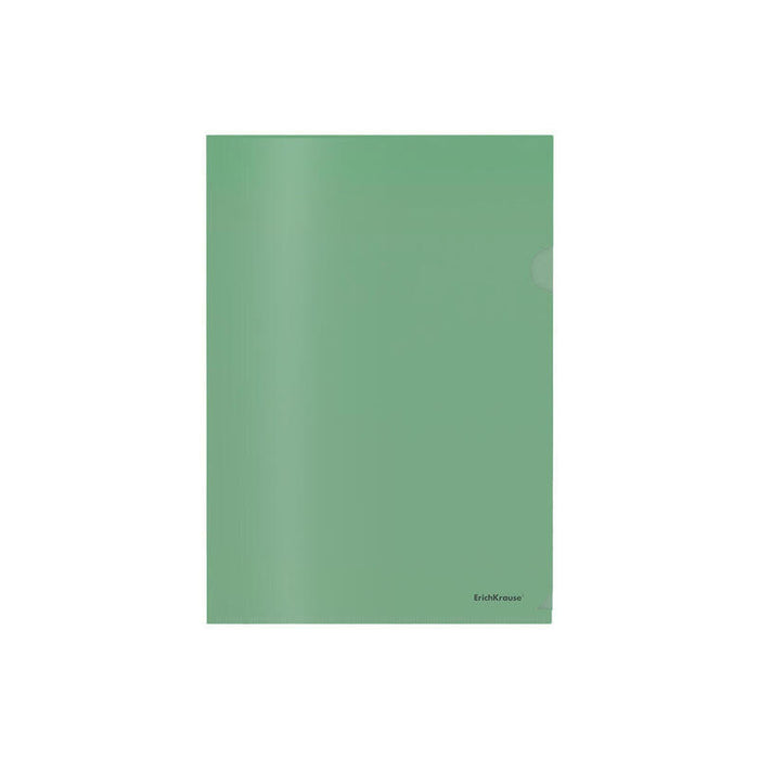Pack De 12 Unidades Erichkrause Dossiers Uñero Glossy Classic - A4 Semitransparente - Color Verde