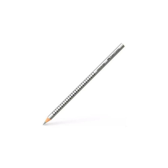Pack De 12 Unidades Faber Castell Lápiz De Color Acuarelable Colour Grip Plata