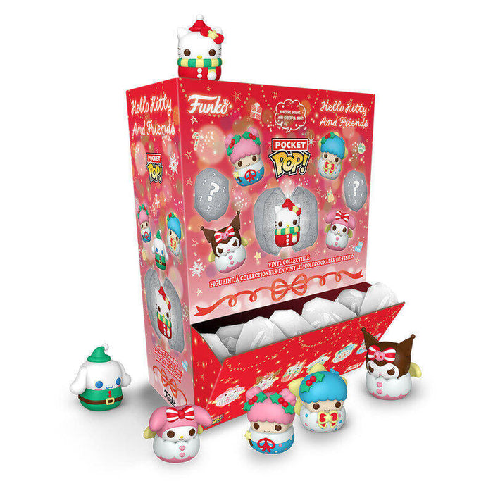 Pack De 12 Unidades - Figura Mystery Pocket Pop Snowballs Hello Kitty Surtido