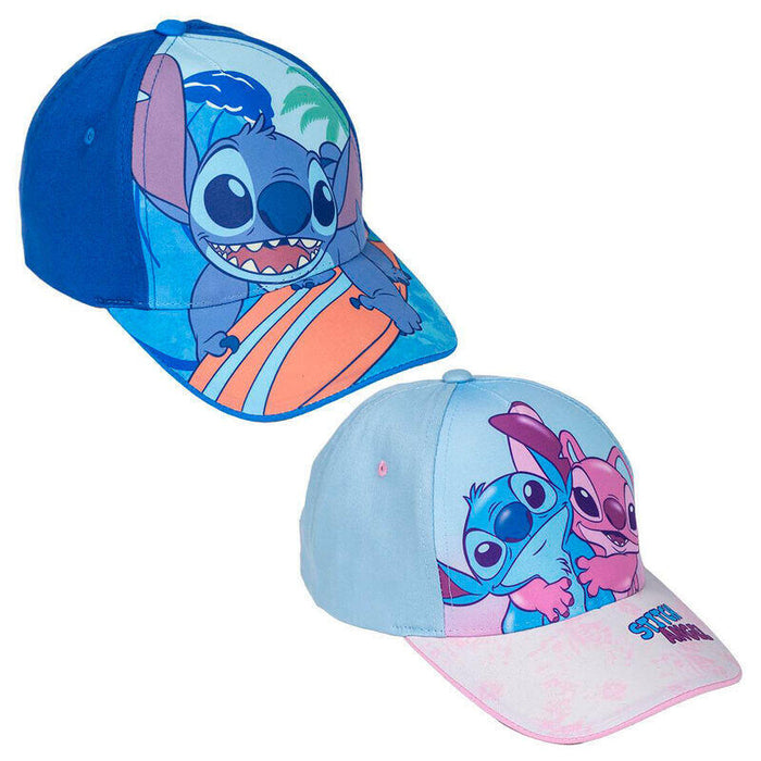 Pack De 12 Unidades  Gorra Stitch Disney Surtido