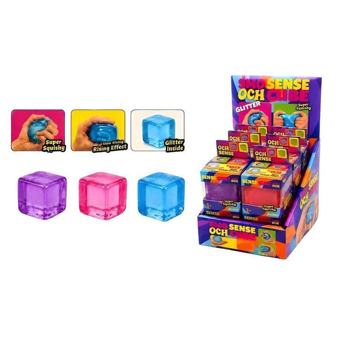 Pack De 12 Unidades - Juguete Antiestres Smo Sense Och Cube 4,5cm Surtido