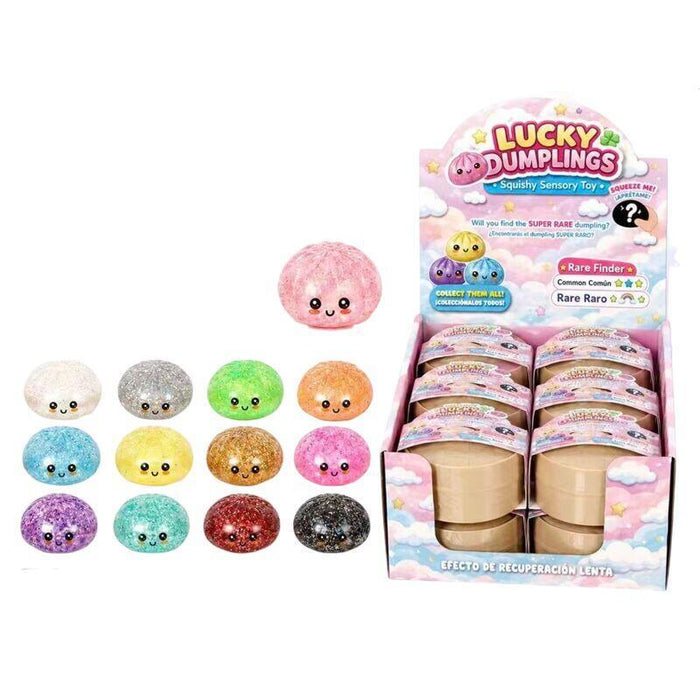 Pack De 12 Unidades - Juguete Antiestres Sorpresa Lucky Dumpling 8.5cm Surtido