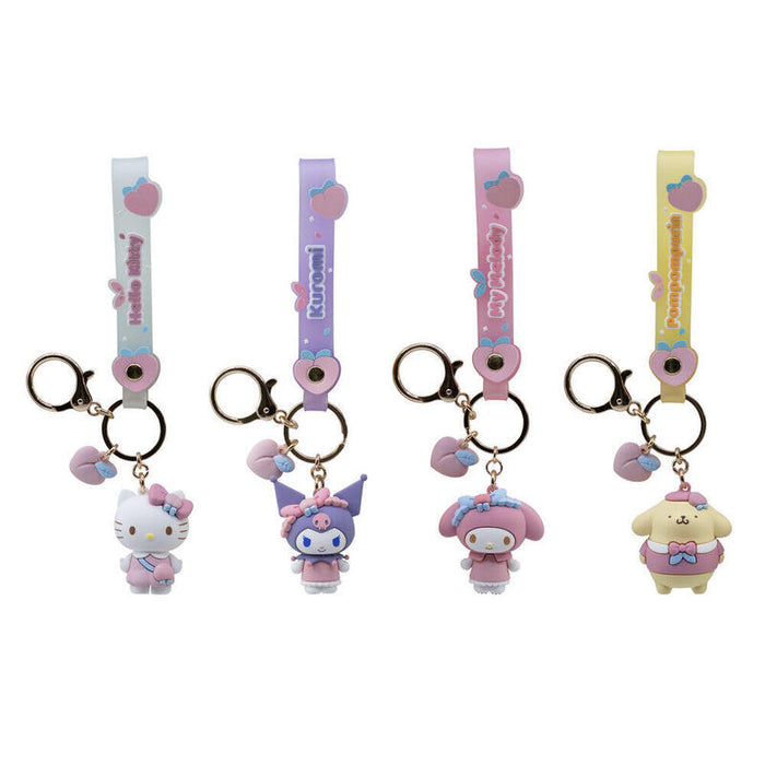 Pack De 12 Unidades - Llavero Figura Hello Kitty And Friends Surtido