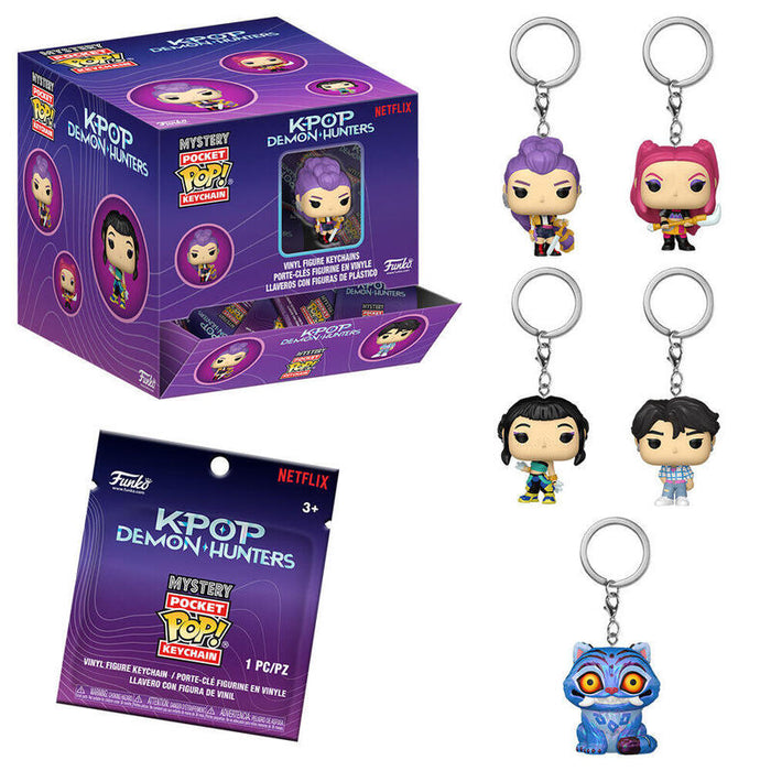 Pack De 12 Unidades - Llavero Pocket Pop Kpop Demon Hunters Surtido