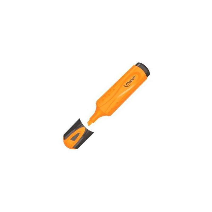 Pack De 12 Unidades Maped Marcador Fluorescente Peps Classic Naranja