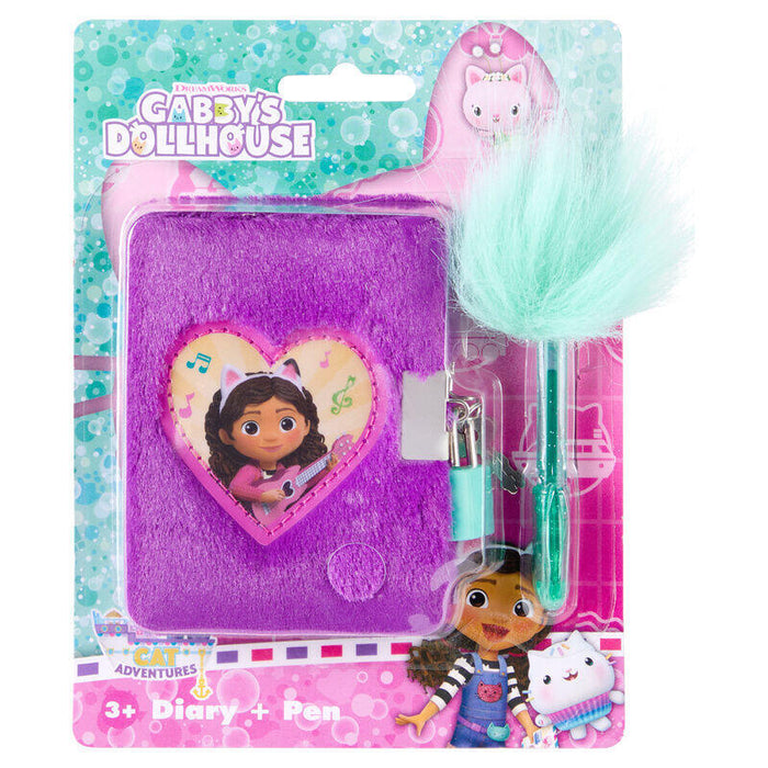 Pack De 12 Unidades - Mini Diario + Boligrafo La Casa De Muñecas De Gabby