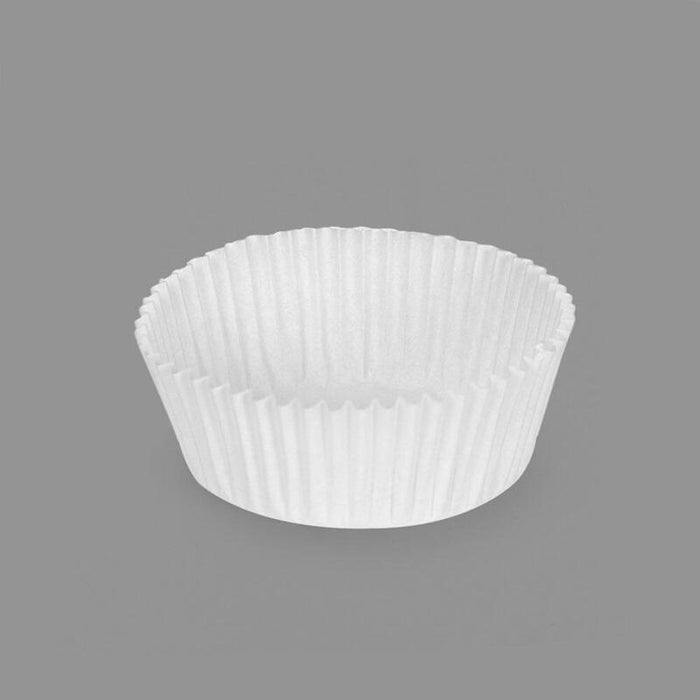 Pack De 12 Unidades - Moldes De Papel Para Magdalenas Blanco Ø4 X 2,5 Cm, Blister 80 Uds
