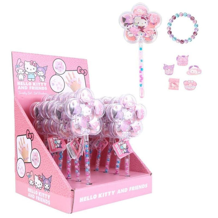 Pack De 12 Unidades - Set Bisuteria Hello Kitty And Friends