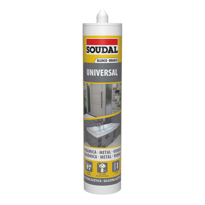 Pack De 12 Unidades - Silicona Universal Blanca 280 Ml