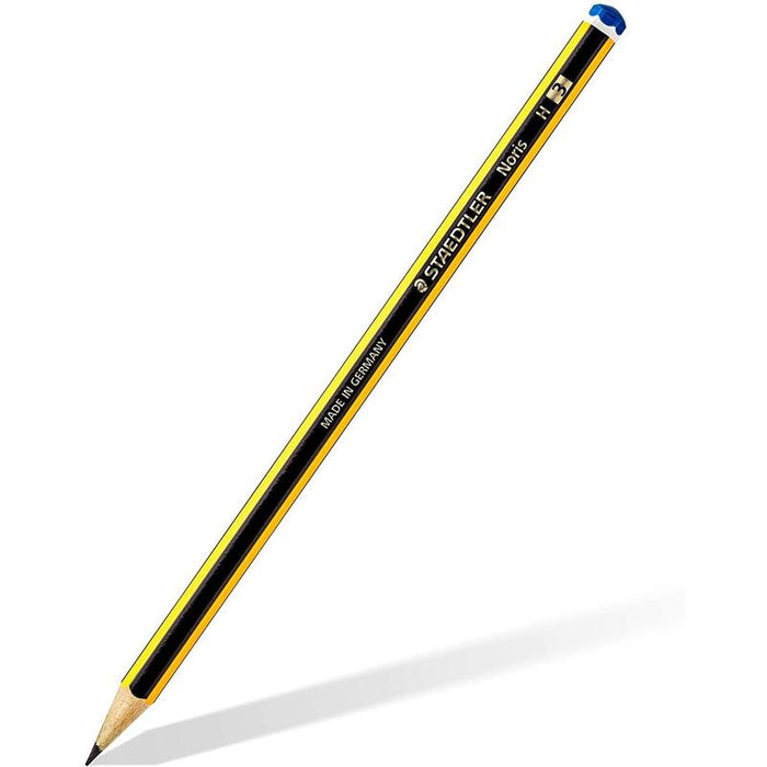 Pack De 12 Unidades Staedtler Noris 120-3 Lapiz De Grafito Hexagonal - Mina H - Resistencia A La Rotura - Madera De Bosques Sostenibles