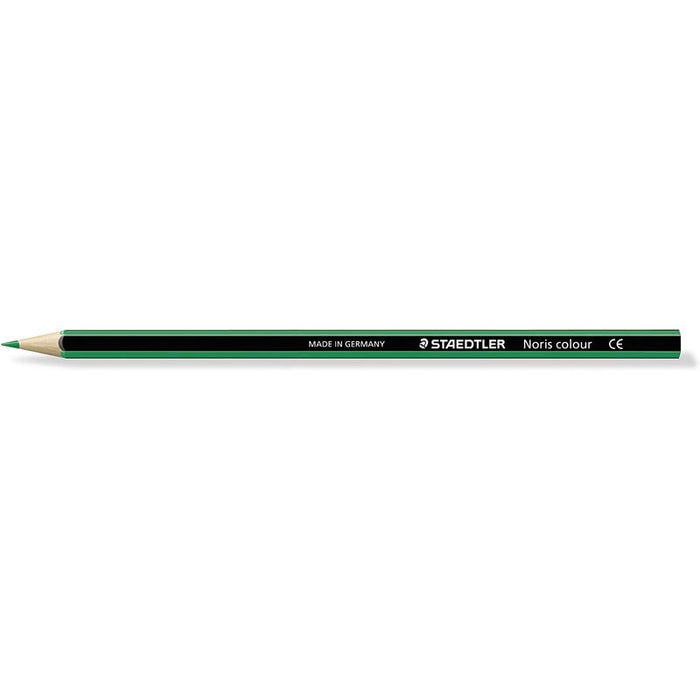 Pack De 12 Unidades Staedtler Noris Colour 185 Lapiz Hexagonal De Color - Resistencia A La Rotura - Material Wopex - Color Verde