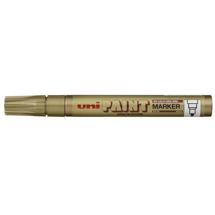 Pack De 12 Unidades Uni-Ball Px-20 Paint Marker - Marcador De Pintura - Punta Acrilica De Bala 2.2-2.8mm - Permanente