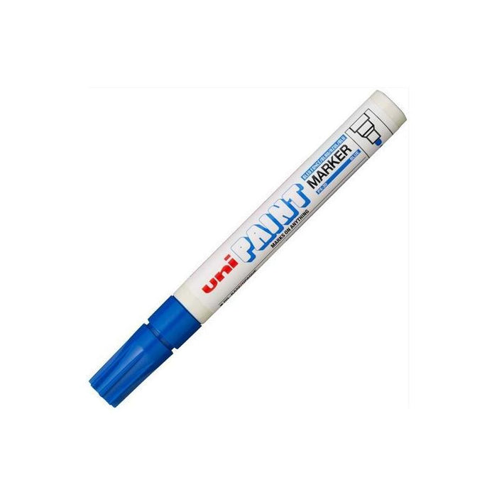 Pack De 12 Unidades Uniball Marcador Permanente Paint Marker Px-20(L) Azul