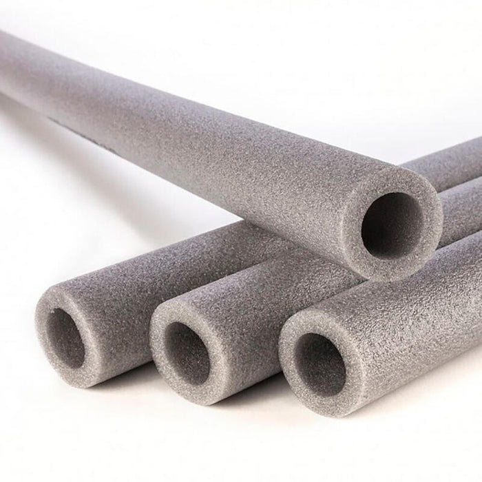 Pack De 15 Unidades - Coquilla Polietileno 1m Gris Espesor 10mm, Interior Ø18mm