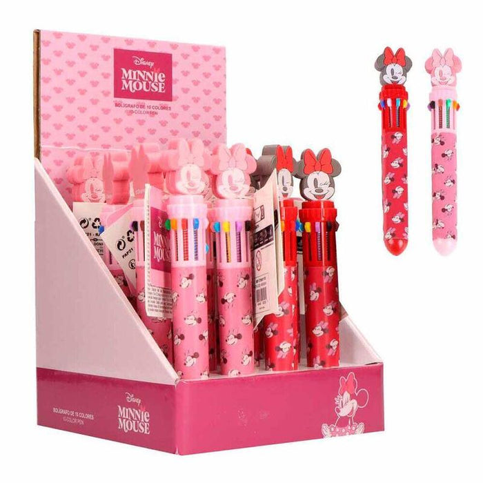 Pack De 16 Unidades - Boligrafo Colores Minnie Disney Surtido