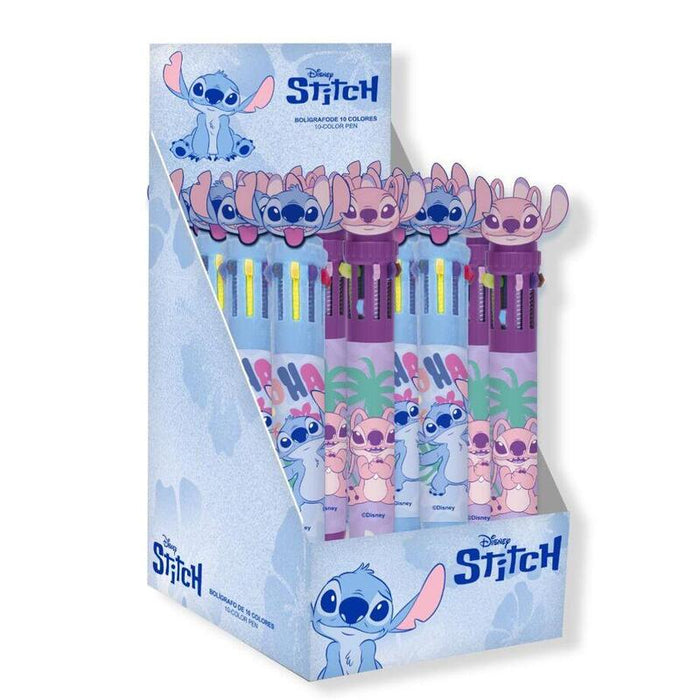 Pack De 16 Unidades - Boligrafo Colores Stitch Disney Surtido