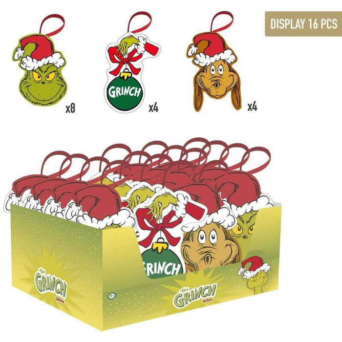Pack De 16 Unidades - Llavero Peluche Grinch Surtido